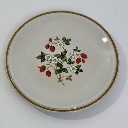 Strawberries cream stoneware - strawberries,